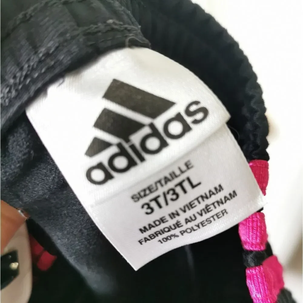 2/$20 Adidas Girls Joggers size 3 - Picture 4 of 4